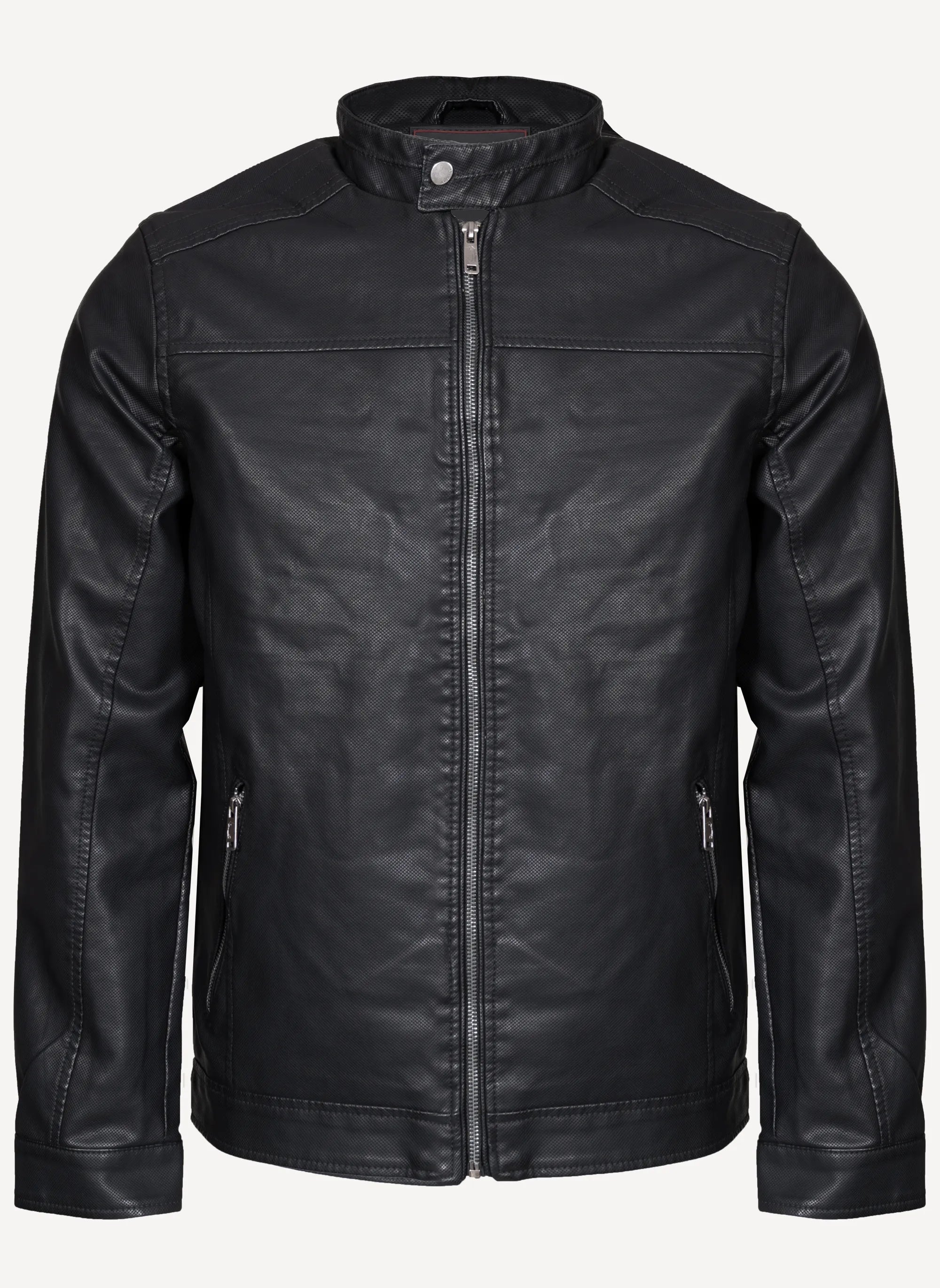 LEVE 2 PAGUE 1 - Jaqueta Masculina de Couro Italiano