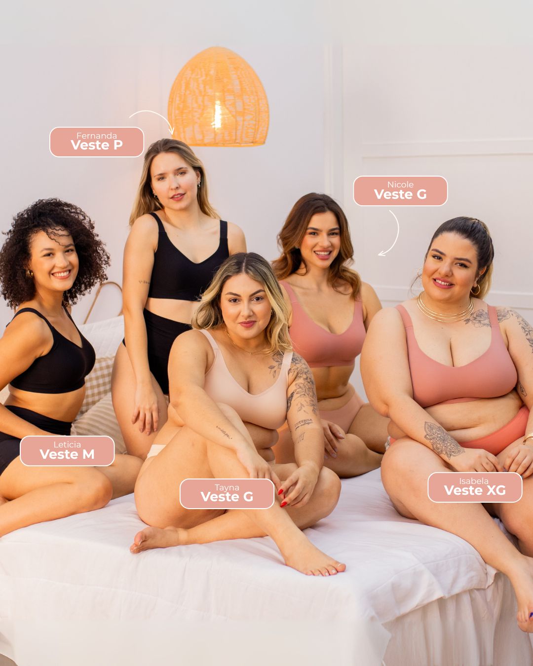 LEVE 3 PAGUE 1 - Sutiã Premium Reforçado de Alta Sustentação e Conforto